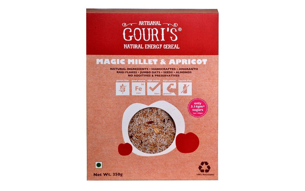 Gouri's Magic Millet & Apricot    Box  350 grams